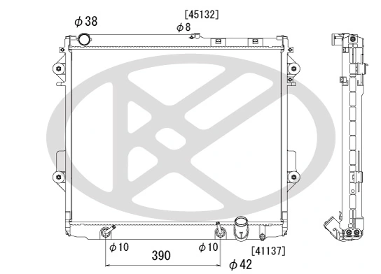 Radiator racire motor