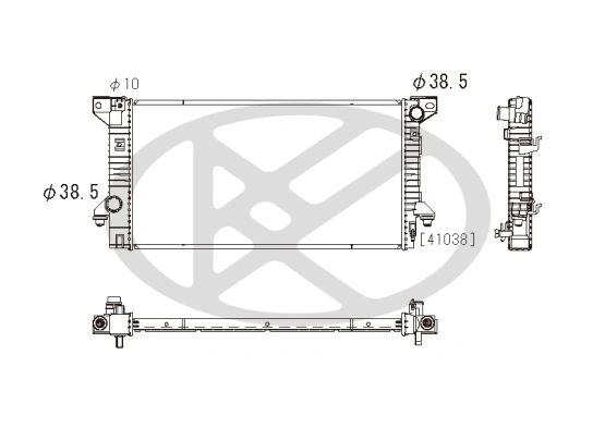 Radiator racire motor