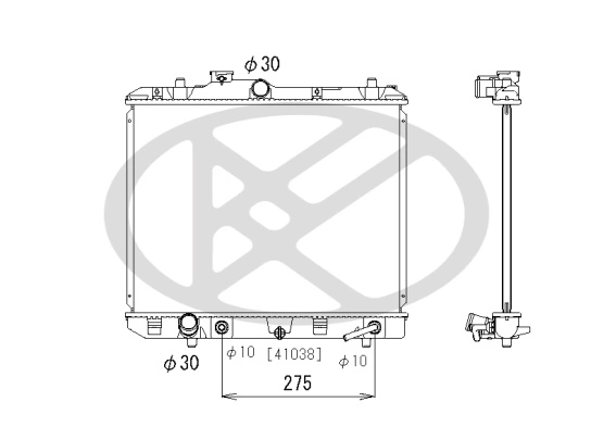 Radiator racire motor