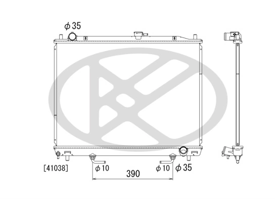 Radiator racire motor