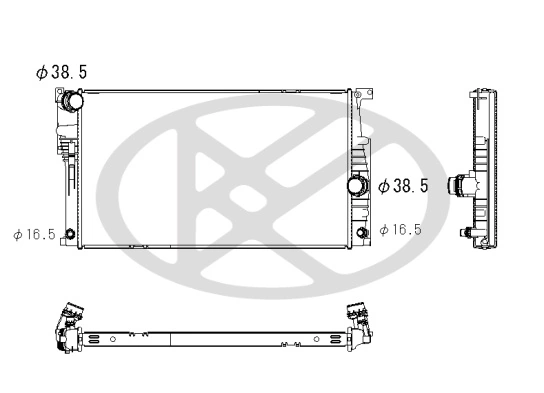 Radiator racire motor