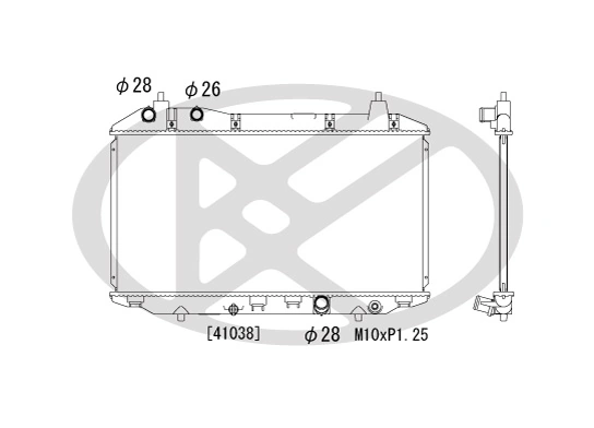 Radiator racire motor
