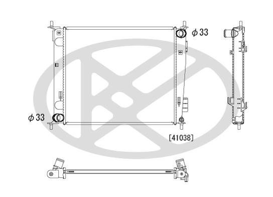 Radiator racire motor