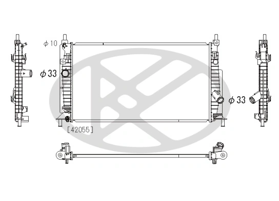 Radiator racire motor