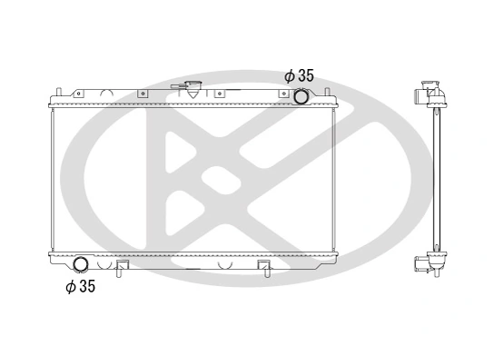 Radiator racire motor