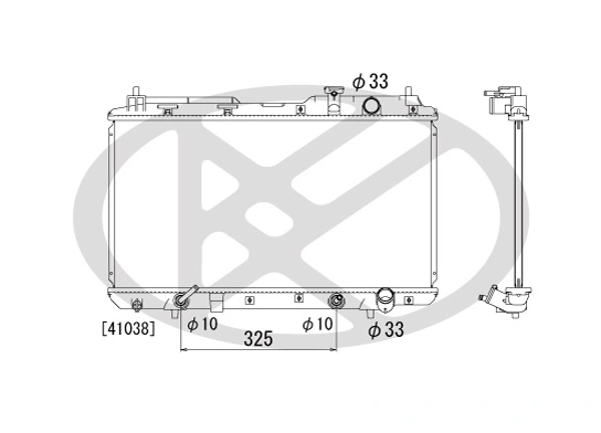 Radiator racire motor