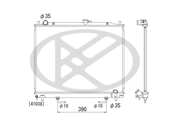 Radiator racire motor