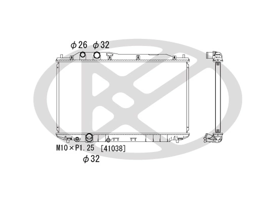 Radiator racire motor