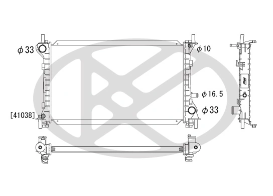 Radiator racire motor