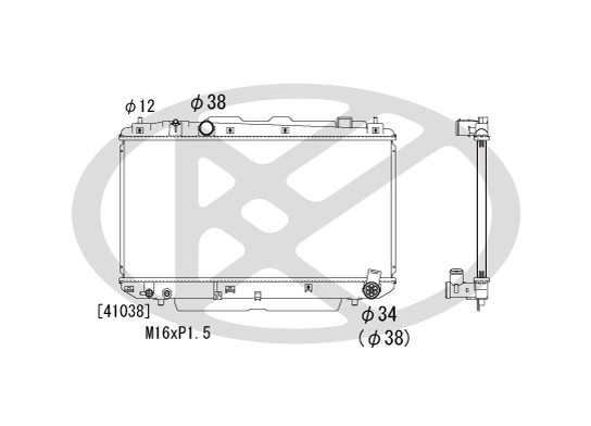 Radiator racire motor