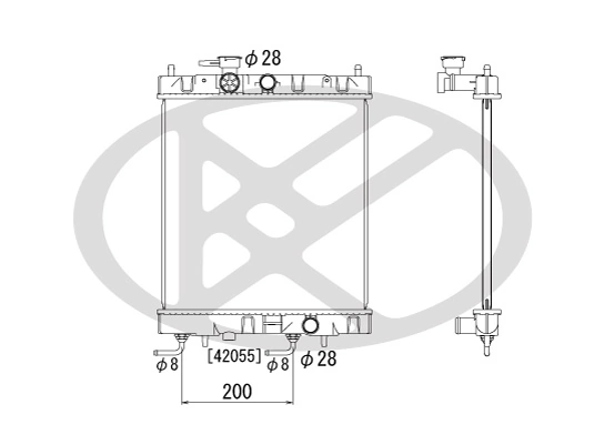Radiator racire motor