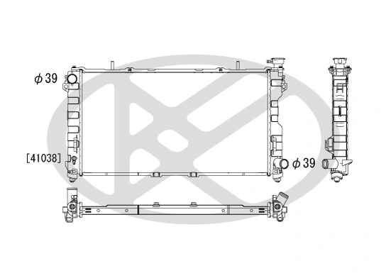 Radiator racire motor