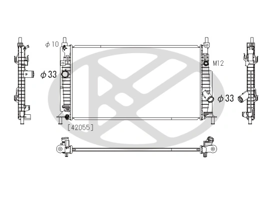 Radiator racire motor