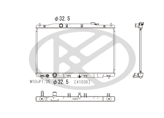 Radiator racire motor