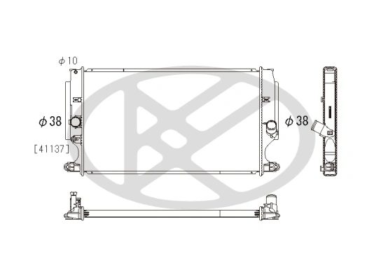 Radiator racire motor