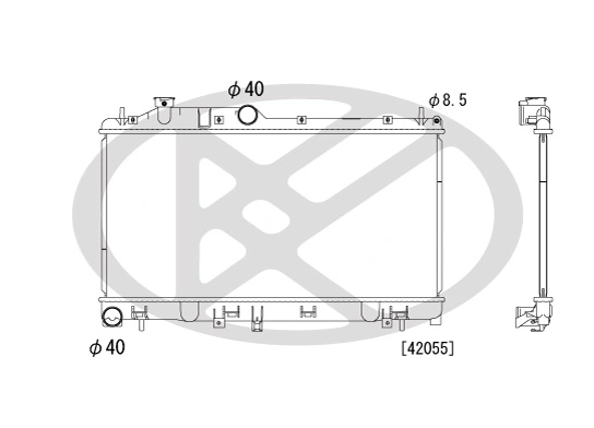 Radiator racire motor