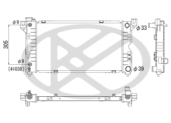 Radiator racire motor