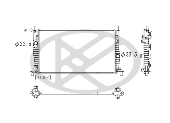 Radiator racire motor