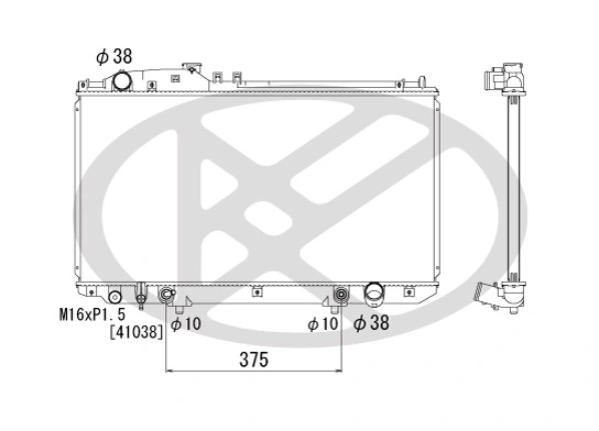 Radiator racire motor