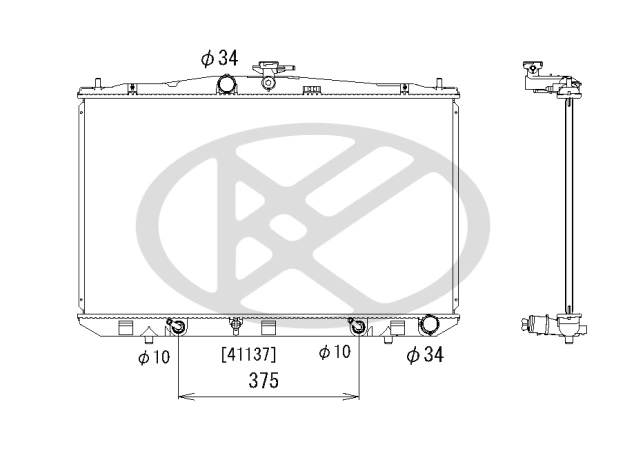 Radiator racire motor