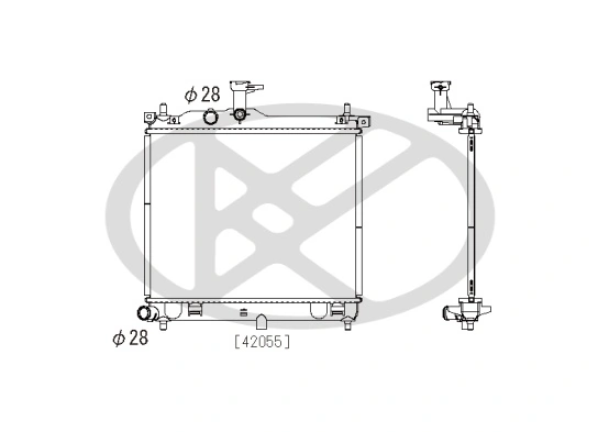Radiator racire motor