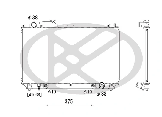 Radiator racire motor