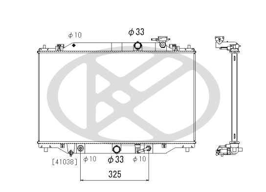 Radiator racire motor