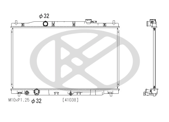 Radiator racire motor