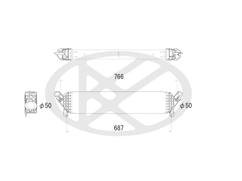 Intercooler, compresor