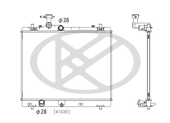 Radiator racire motor