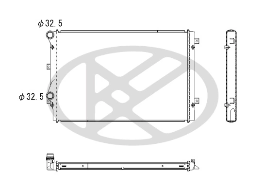 Radiator racire motor