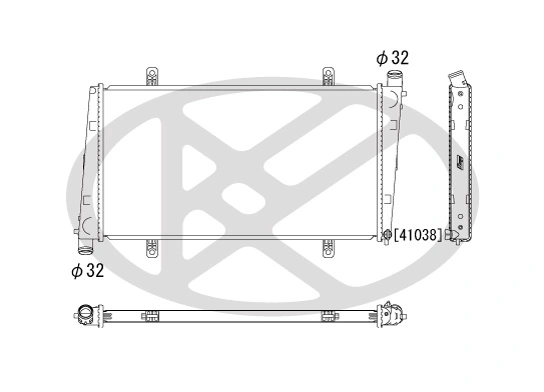 Radiator racire motor