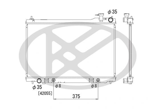 Radiator racire motor