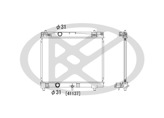 Radiator racire motor