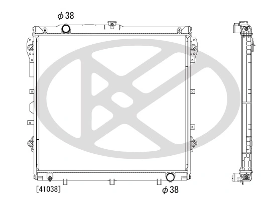 Radiator racire motor