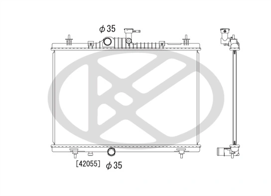 Radiator racire motor