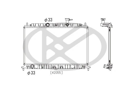 Radiator racire motor