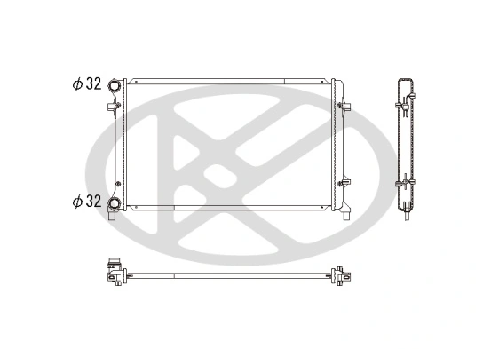 Radiator racire motor