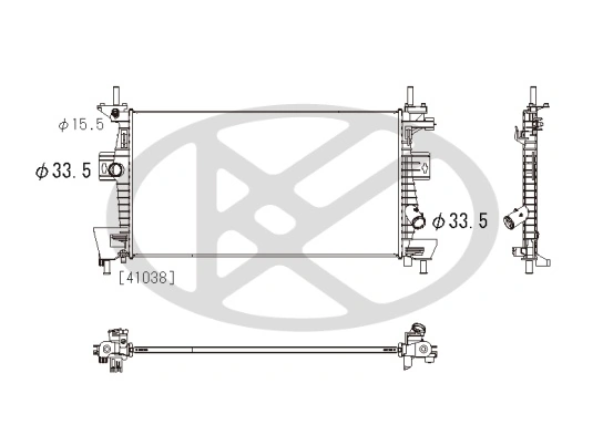 Radiator racire motor