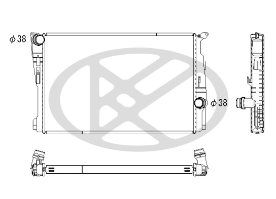 Radiator racire motor