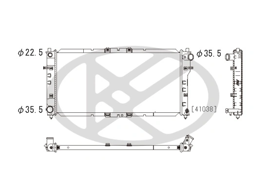 Radiator racire motor