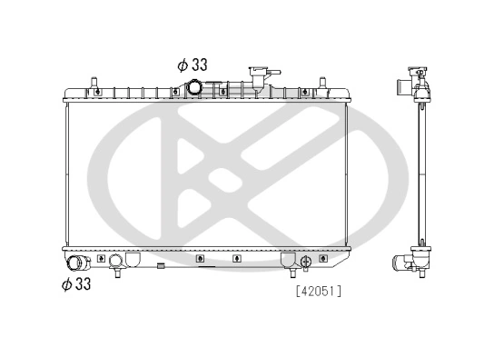 Radiator racire motor