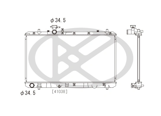 Radiator racire motor