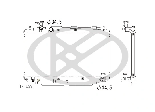 Radiator racire motor