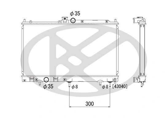 Radiator racire motor