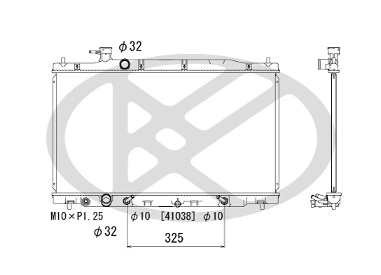 Radiator racire motor