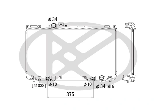 Radiator racire motor