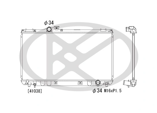 Radiator racire motor