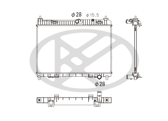 Radiator racire motor