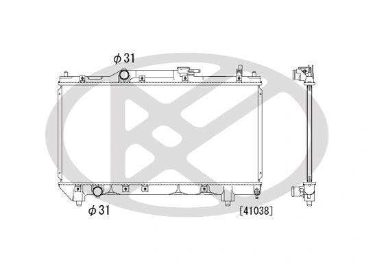 Radiator racire motor
